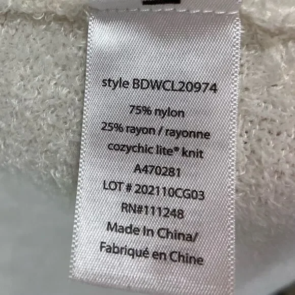 Barefoot Dreams CozyChic Lite Open Front Hooded Cardigan Size Medium - Picture 8 of 8